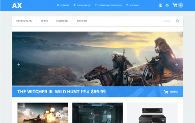 Шаблон для OkayCMS Games Шаблон для OkayCMS Games