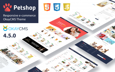 Template for Okay CMS 4.5.* PetShop Template for Okay CMS 4.5.* PetShop