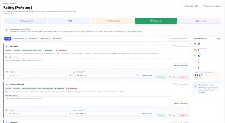 Nova Rating - отзывы и рейтинги товаров и магазина