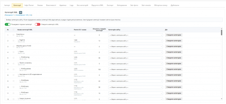 XML PRO - универсальный импорт товаров из XML для OkayCMS