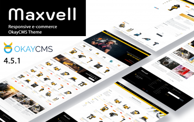 Шаблон для Okay CMS 4.5.* Maxvell Шаблон для Okay CMS 4.5.* Maxvell