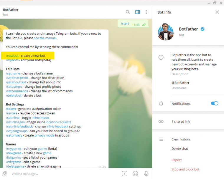 Повідомлення про замовлення telegram